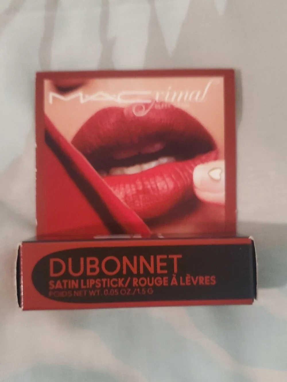 MAC Cosmetics Dubonnet Satin Lipstick - Rich Red